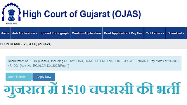 High Court of Gujarat Peon Bharti