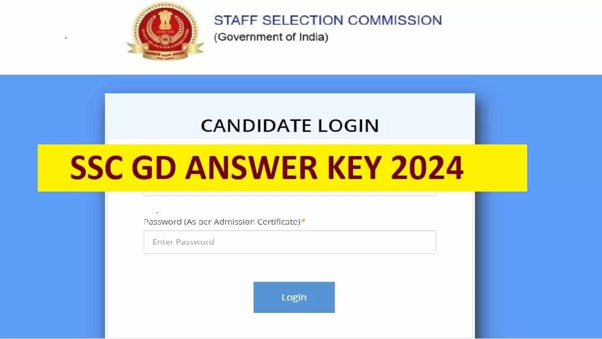 SC GD Constable Answer Key 2024